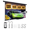 Projector Screen Motorized 100 Inch Electric Projector Screen with Remote
