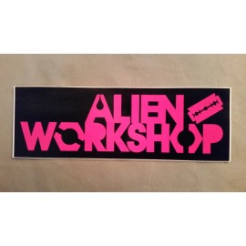 Alien Workshop New Alien Workshop "My War 3"  Black /Hot Pink Decal Sticker