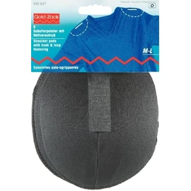Prym Shoulder Pads Raglan with Hook and Loop Fastening Black M-L