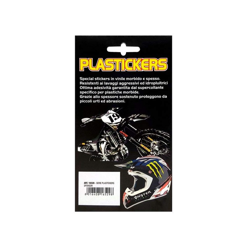 4R Quattroerre.it 5740 Reflective Plastic Letters Numbers Stickers for Motorcycle