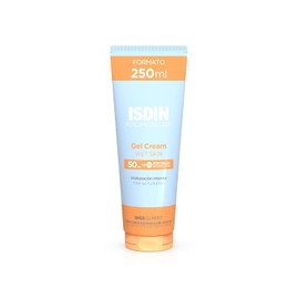 ISDIN Fotoprotector Gel Cream SPF 50, Protector Solar Corporal refrescante e hidratante, Ideal para toda la familia, 250 ml