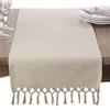 Knotted Tassel Table Runner