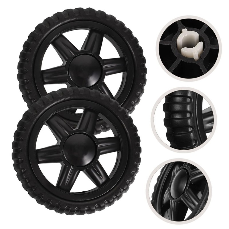 CHILDWEET 4pcs Rolling Cart Wheels Replacement for Shopping Trolleys Heavy