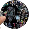 50 Space Stickers, Vinyl Waterproof Aesthetic Scrapbook Sticker Pack, For