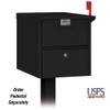 Salsbury Industries 4325BLK, Black Roadside Mailbox