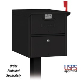 Salsbury Industries 4325BLK, Black Roadside Mailbox