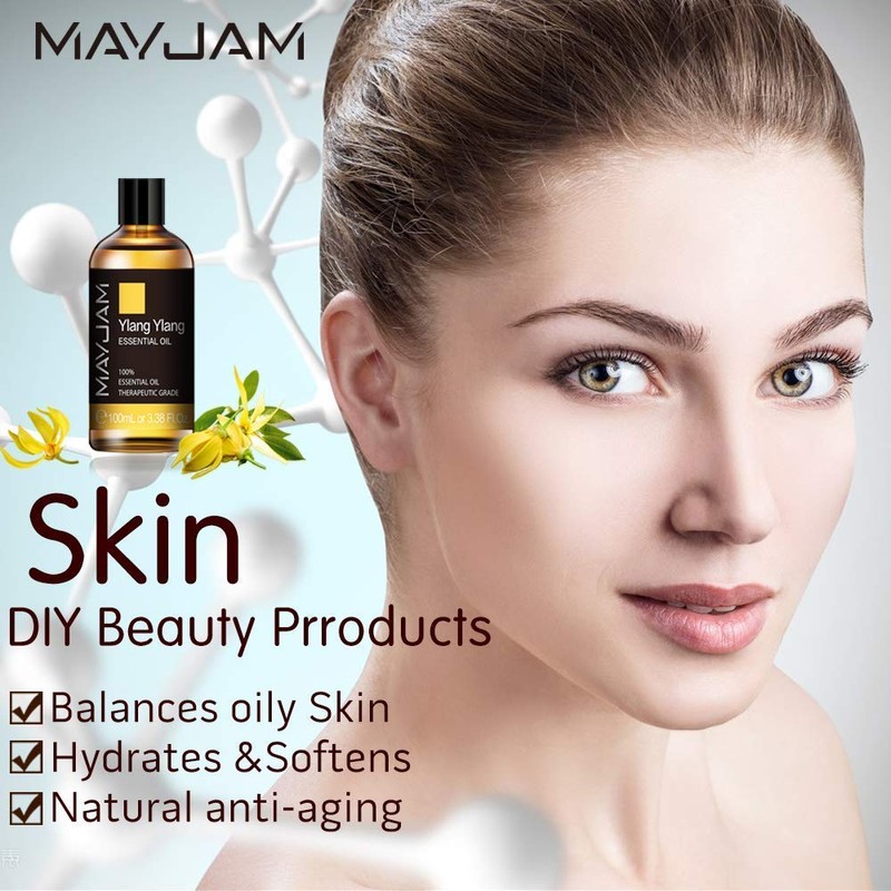 MAYJAM Essential Oil, Ylang-Ylang, 3.4 fl oz (100 ml), Essential