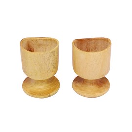 ChillEyes Neem Wood Eye Wash Cups - Ayurvedic Healing with Effective Eye Rinse Cleansing - Organic and Comfortable (Set of 2)