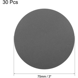 TA-VIGOR 30 Pack 75mm 800 Grit 3" Hook and Loop Sandpaper Electrostatic Sand Plants Silicon Carbide Sanding Discs
