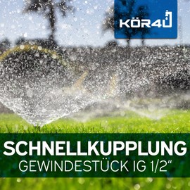 kör4u Quick Coupling 1/2 Inch Female Thread Brass