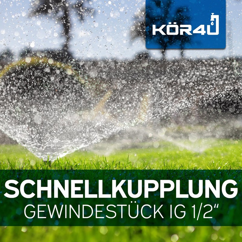 kör4u Quick Coupling 1/2 Inch Female Thread Brass