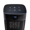 Comfort Zone Oscillating Desktop Heater with Remote Control for Indoor