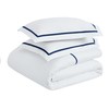Superior Embroidered Cotton Duvet Cover Set, Soft Bedding Covers, 1