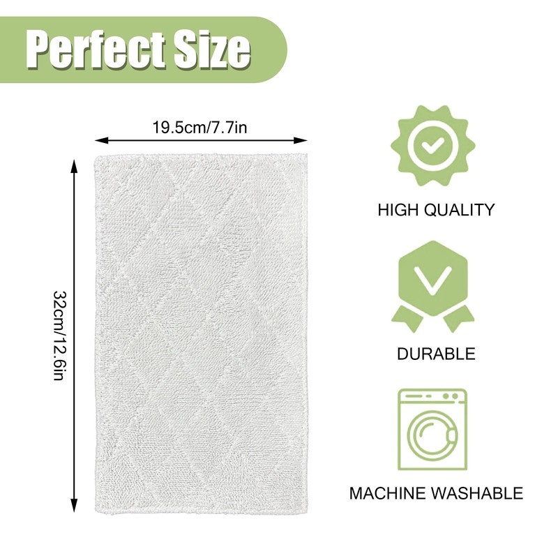 Light 'N' Easy Steam Mop Pads Replacement Reusable for S3601