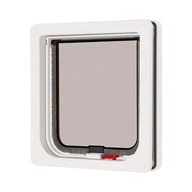 Cat Mate Lockable Cat Flap, Easy Fitting, Fast Installation, Extremely Durable, Tamper Proof, Draught Excluder, Weatherproof, Convenient, Silent - White