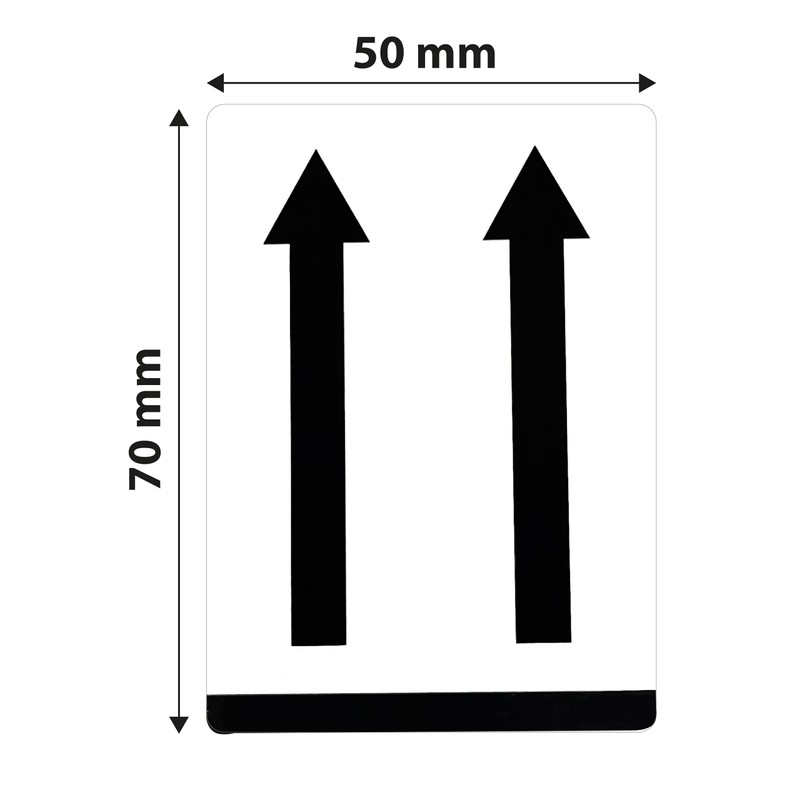MD Labels Warning Labels on Roll 50 x 70 mm