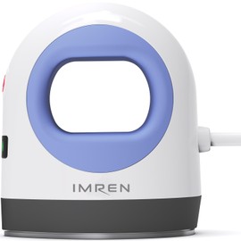 IMREN Mini Heat Press, Small Heat Press with 4.33'' *2.67'' Ceramic-Coated Heat Plate for Small Objects Like Shoes, Stuffed Animals, Hat & T-Shirt,3 Heating Levels Mini Heat Press Machine, Purple