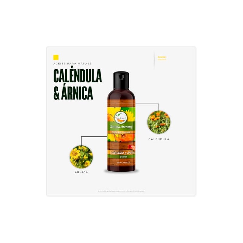 VIDA SCENTS | Aceite Esencial Para Masaje Aromatherapy De 125ml