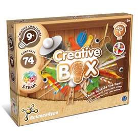 Science4you Creative Set for Children - Montessori Toy from 6+ Years with 74 Craft Material for Children, Toy with Craft Set for Children, DIY Set, Games and Gifts for Girls and Boys 6+ Years