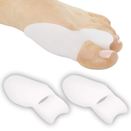 VIVEsole Bunion Guard for Women (2 Pack) - Big Toe Silicone Gel Pads - Shield Separators Protectors for Bunion Relief - Toe Separator Cushions for Foot Bunions - Toe Spacer Spreader Sock Shoe Inserts