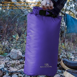 Ultralight Dry Sack Waterproof Dry Bag Outdoors Stuff Sacks for Camping Hiking Kayaking