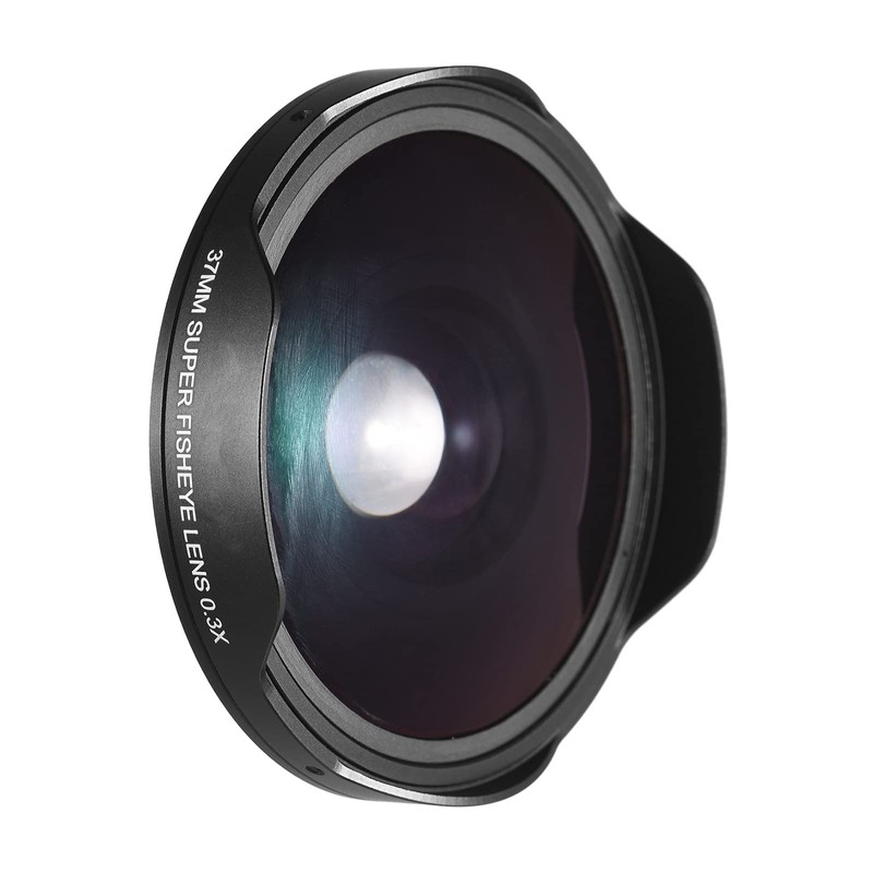 Eacam 37MM 0.3X HD Ultra Wide Angle Fisheye Lens with