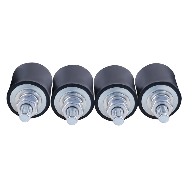 CNCYEAH 4 Pieces M8 Rubber Bearings, Rubber Buffer Anti-Vibration Male,