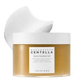 SKIN1004 Centella - Almohadilla calmante rápida, 70 almohadillas, almohadilla de tóner facial coreano con centella asiática de Madagascar y ácido hialurónico, almohadillas de tóner facial hidratantes