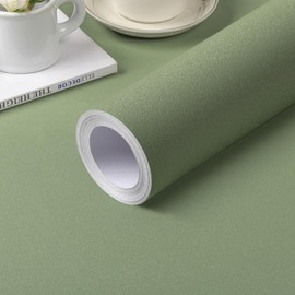 practicalWs Green Peel and Stick Wallpaper, 15.7" x 118.1" Green Contact Paper for Cabinets and Drawers, Self Adhesive Removable Vinyl Film Wall Papers Bedroom Decorative Table and Wall Reform