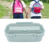 Lunch Box 3 Compartments 304 Stainless Steel Plastic Matching Spoon