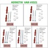 AERZETIX - C65142 - Mounting kit for toilet/bidet screw Ø6x100