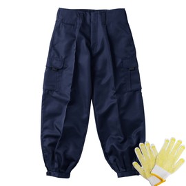 Musashino Uniforms FUKAKU Men’s Cargo Knicker, Inseam 29.9 inches (76 cm), Work Clothing, Work Clothing, Tobi Clothes, Pants for All Seasons, Men's, 1-navy