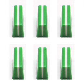 HUMARH 6-Pack Mixer Slider Knob, Fader Cap Crosscut Knob Cap Spare Parts for Pioneer DJM-250 250MK2 350 400 450 700 707 750 750MK2 800 850 900NXS2 900SRT 900nexus 2000nexus etc. (Green)