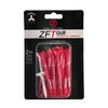 Zero Friction Tour 3-Prong Golf Tees (2-3/4 Inch, Red, Pack