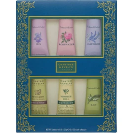 Crabtree & Evelyn Six Pack Floral Scented Hand Therapy Cream Gift Set (6 x 25ml)