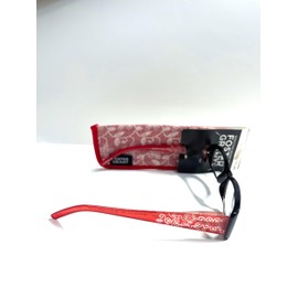 Foster Grant reading glasses Alma black red rectangular +2.50