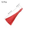 sourcing map Bookmark Tassels - 12Pcs 3.66" Silky Soft Mini