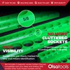 Olsa Tools Magnetic Socket Organizer | 3 Piece Socket Holder