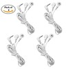 4 Count TENS Wires 3.5mm Plug to 3.5mm Snap Electrode