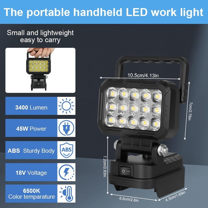 LED Arbeitsleuchte Für Makita-45W