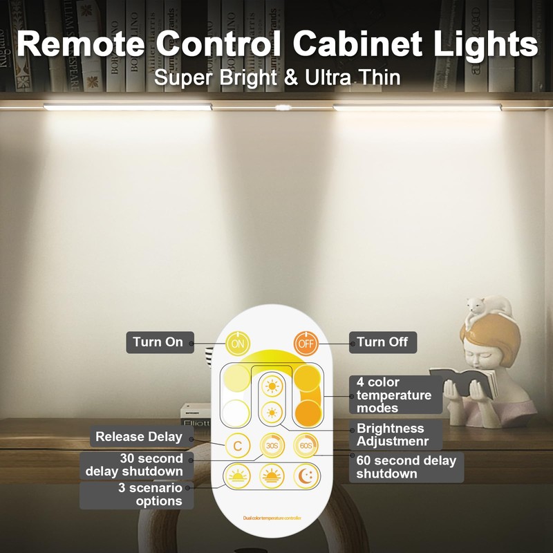 Daymeet Under Cabinet Lights, Super Bright Led Under Cabinet Lighting
