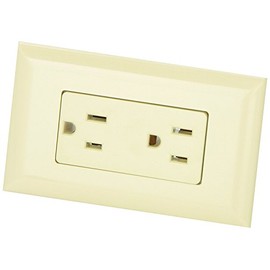 Valterra Diamond Group WDR15IV Ivory 15 Amp Decor Speed Box Receptacle, Off-White