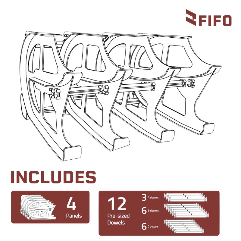 FIFO Countertop Mini Can Tracker Holds 30 Standard 10-24 Oz