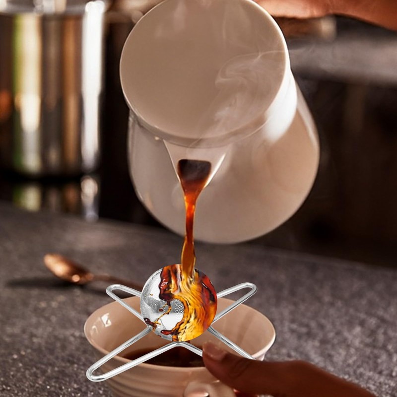FWUNYVN Coffee Cooling Tool,Reusable Stainless Steel Coffee Cooler Ball for