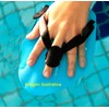 escualo Paletas para Natación Plus Negra, unitalla