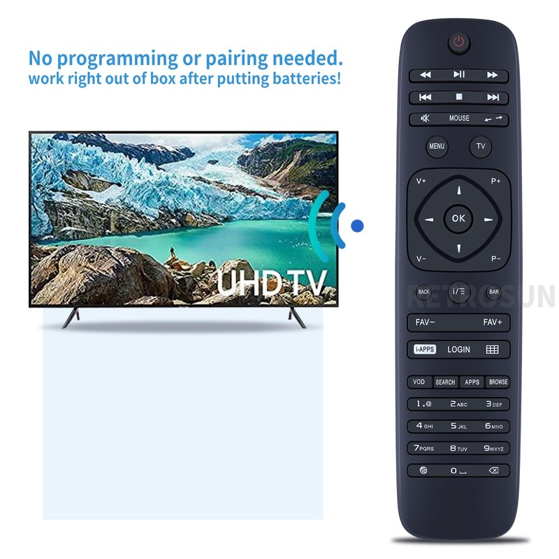 PZL New Replacement Remote Control for KARTINA TV Comigo Quattro