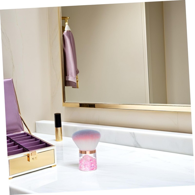 Ipetboom Nail Art Dusting Brush: Flower Shaped Makeup Blush Brush