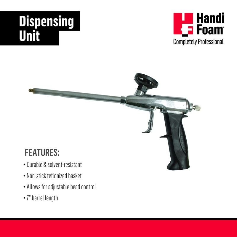 HandiFoam HT550 Gun Foam Applicator, 7 in. (18 cm) Barrel,
