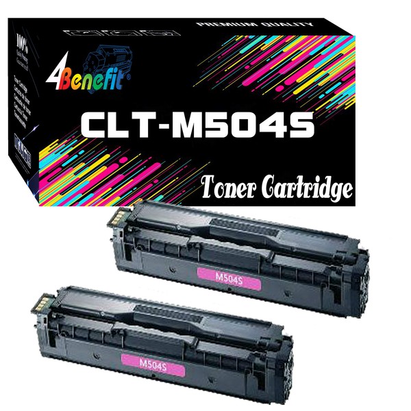 Dell (Set of 2, Magenta) 4Benefit Compatible Replacement CLT-504S Toner
