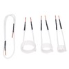 4Pcs Induction Heater Coil Kit 2.5mm Brass Core 20 30
